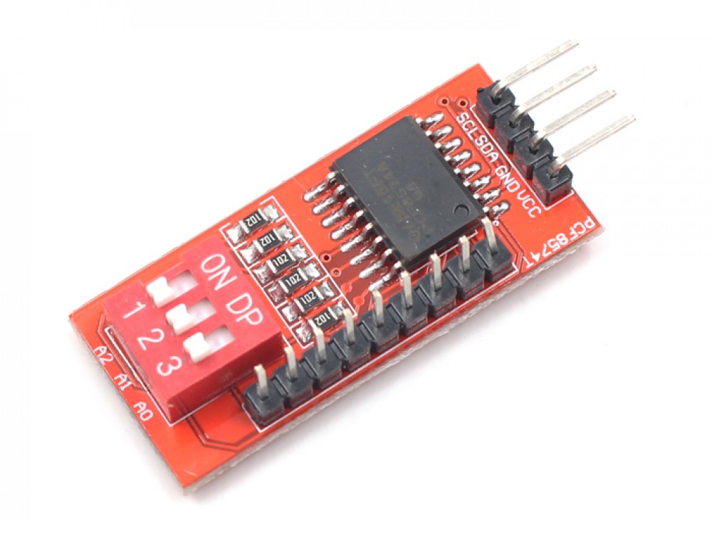 module gpio Multiplexeur pcf8574t i2c 8 bits pcf8574 red