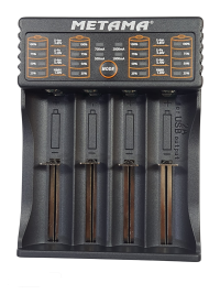 Chargeur de batterie Ni-Mh Ni-Cd Li-ion Li-Fe METAMA, Lii-402 multi-fonction smart 2A/1h