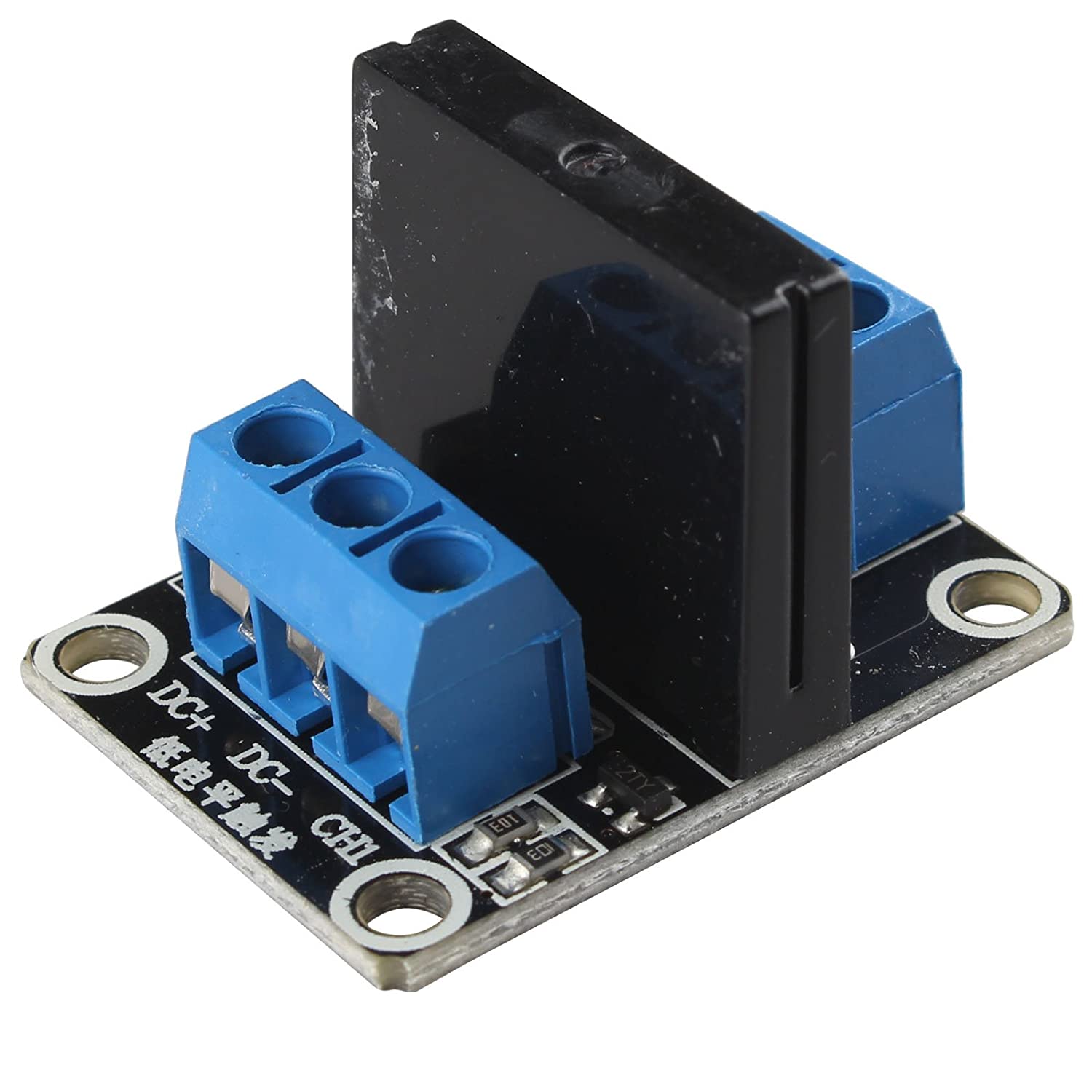 Module de relais é semi-conducteurs, 1 2 4 8 canaux 5V DC, SSR AVR DSP de bas niveau 250V 2A