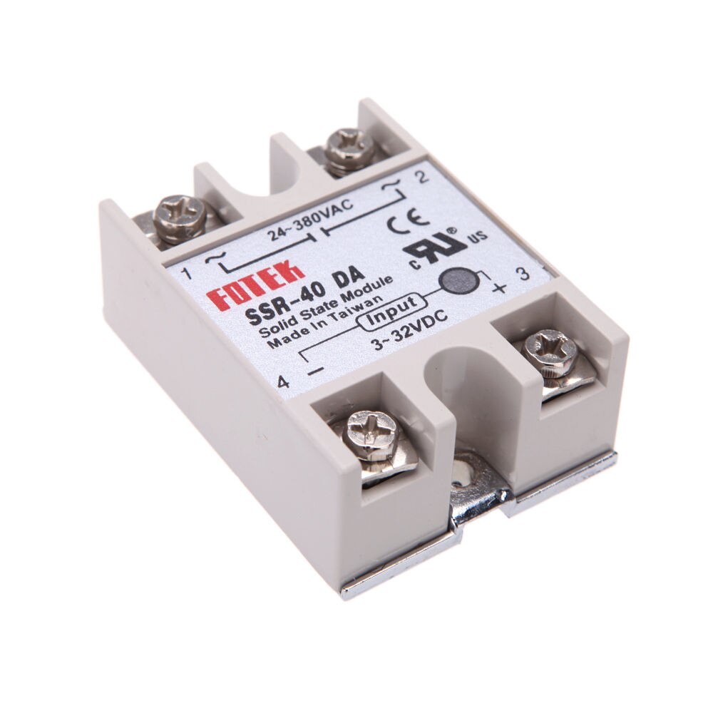 Module relais  statique semi-conducteurs, régulateur de température 24V-380V 40a 250V/25a 250V/ 60a 250V