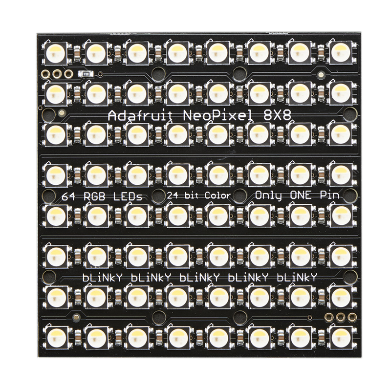 NeoPixel RGB WS2812 8*8 rigide