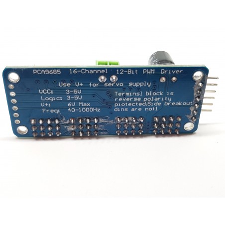 Pilote driver de servo moteur PWM 12 bits, PCA9685 16 canaux 12 bits