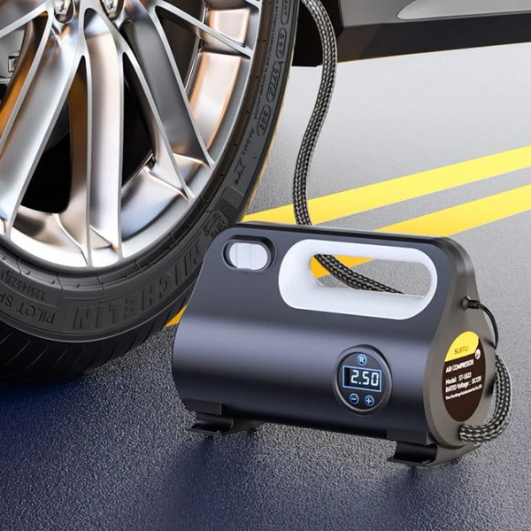 Pompe pneumatique portable pour véhicule SUITU ST-5523 ​​avec câble Puissante pompe à air pour automobile