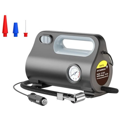 Pompe pneumatique portable pour véhicule SUITU ST-5523 ​​avec câble Puissante pompe à air pour automobile