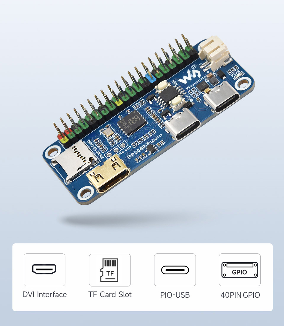 carte RP2040-PiZero Raspberry port compatible HDMI
