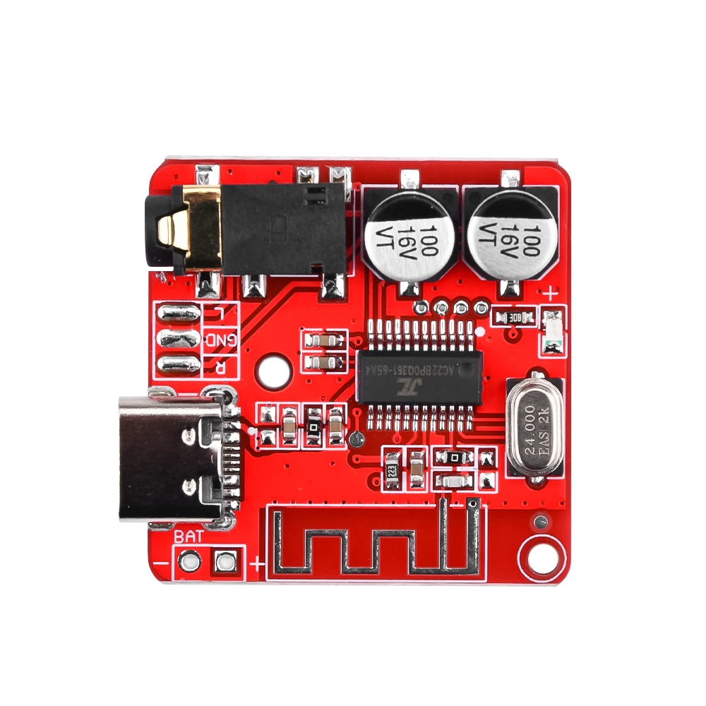 Récepteur audio Bluetooth 3.7 USB Type-C, décodeur sans perte, carte de musique stéréo sans fil.