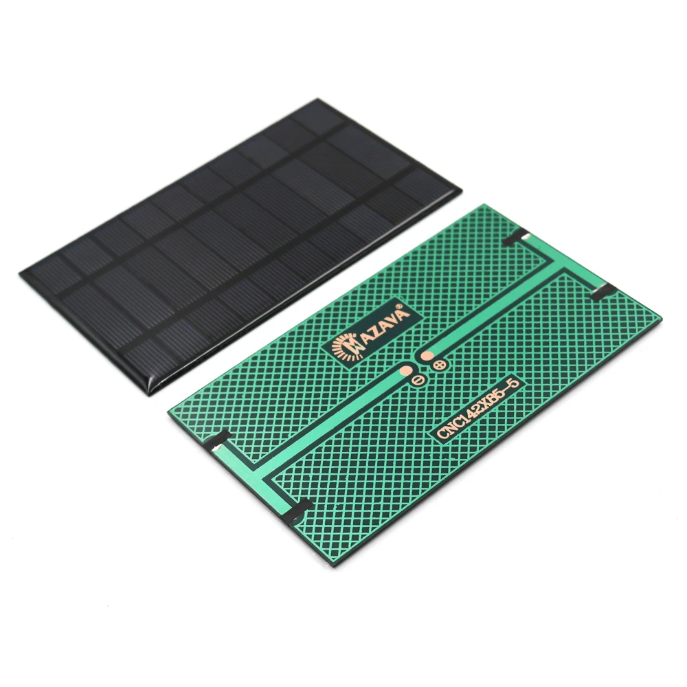 Cellules solaires en silicium  polycristallin 400mA, 5V, 2W