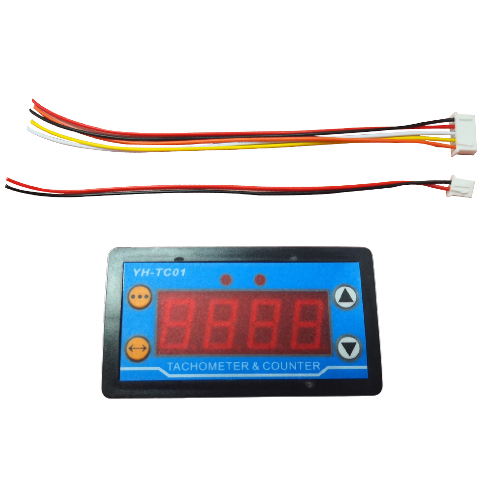 Tachymètre Numérique 4 Bits Haute Précision YH-TC01 DC 9-24V 5A Compteur De Vitesse