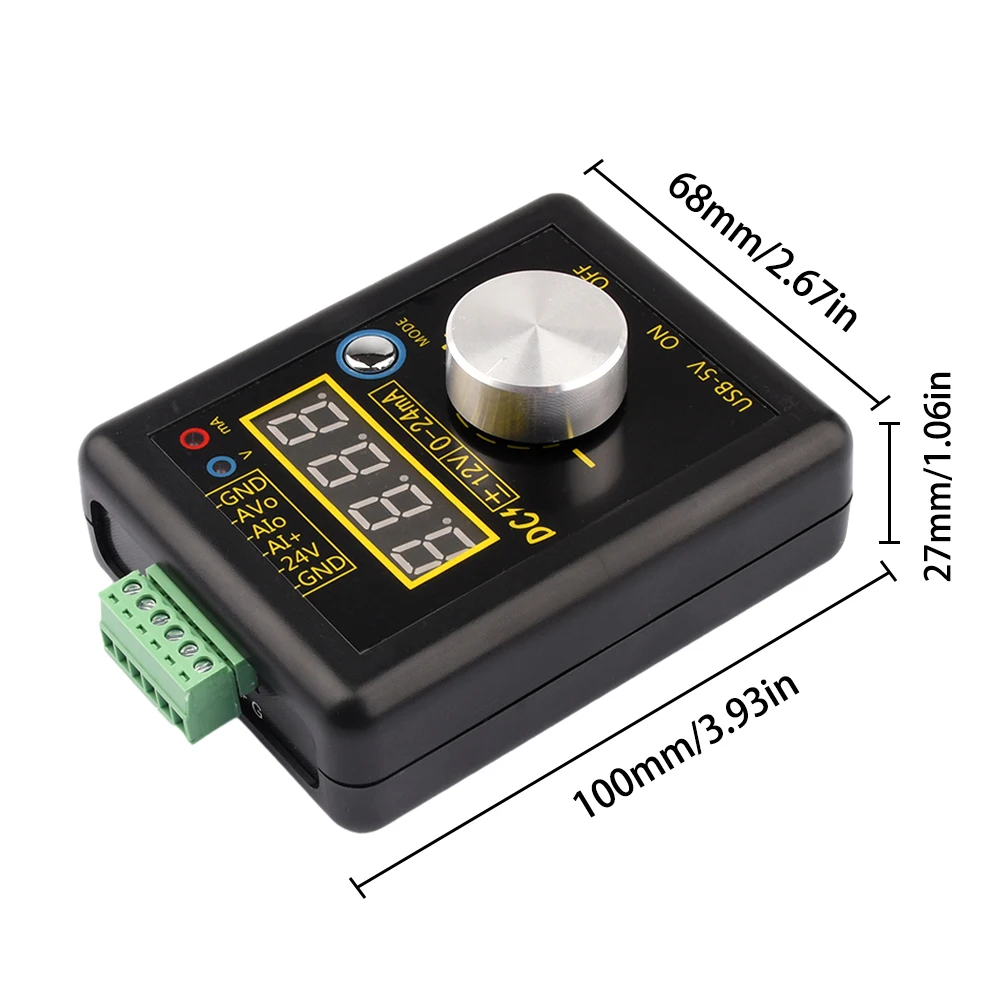 FNIRSI Generateur de Signal de tension numérique 4-20mA 0-10V 0-20mA