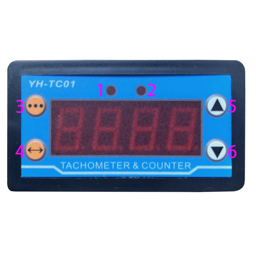 Tachymètre Numérique 4 Bits Haute Précision YH-TC01 DC 9-24V 5A Compteur De Vitesse