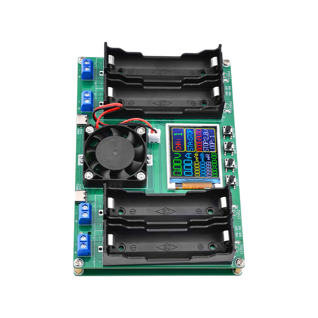 Testeur de capacité de batterie  18650 au lithium Testeur automatique 4CH 4 Channel
