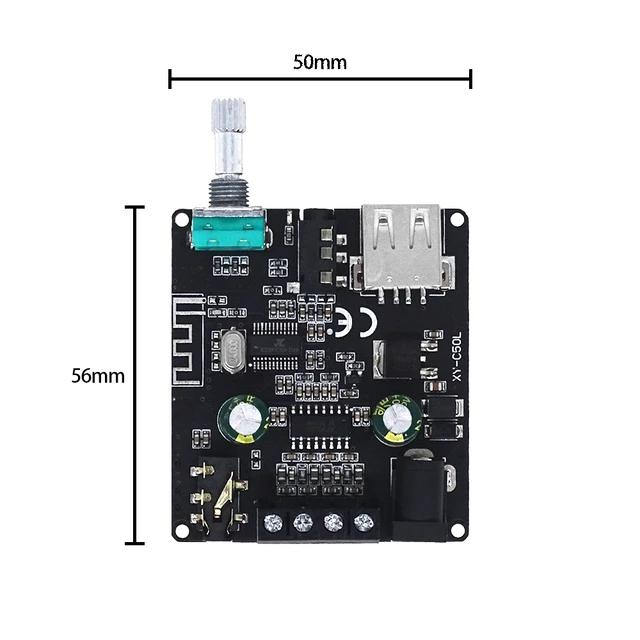 amplificateur Audio XY-C50L MINI Bluetooth 5.0 Sans Fil