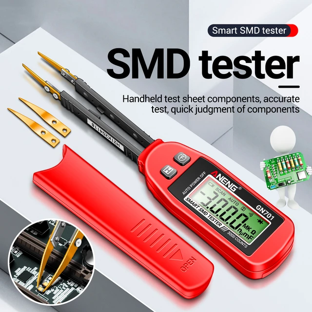 Pince Multimètre Intelligent De Test Numérique GN701, Testeur Intelligent SMD Écran LCD