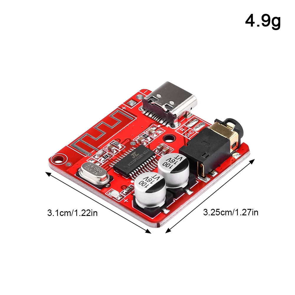 Récepteur audio Bluetooth 3.7 USB Type-C, décodeur sans perte, carte de musique stéréo sans fil.