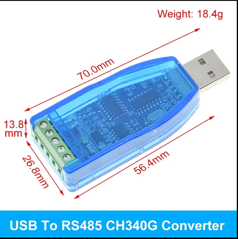 Convertisseur industriel USB vers RS485 CH340G