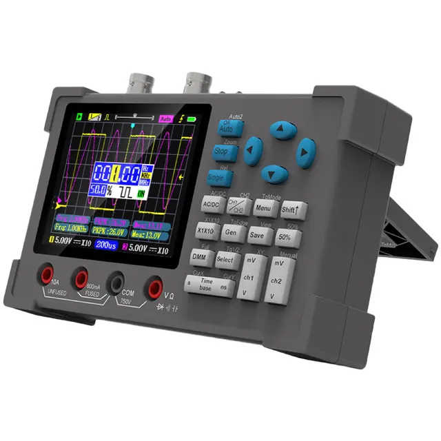 ZEEWEII DSO3D12, Oscilloscope Numérique 3 en 1 ,Multimètre, Générateur de Signal
