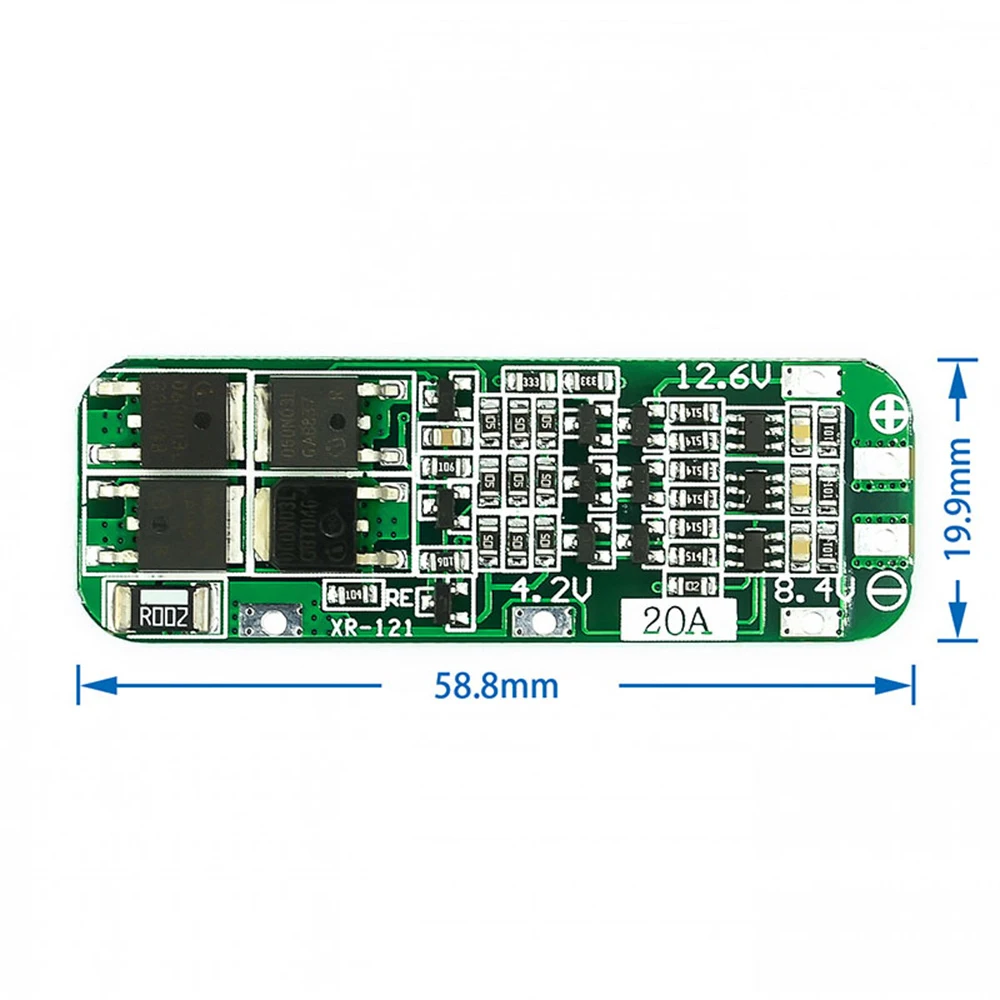 BMS 3s 20 A chargeur batterie Lithium-ion 18650