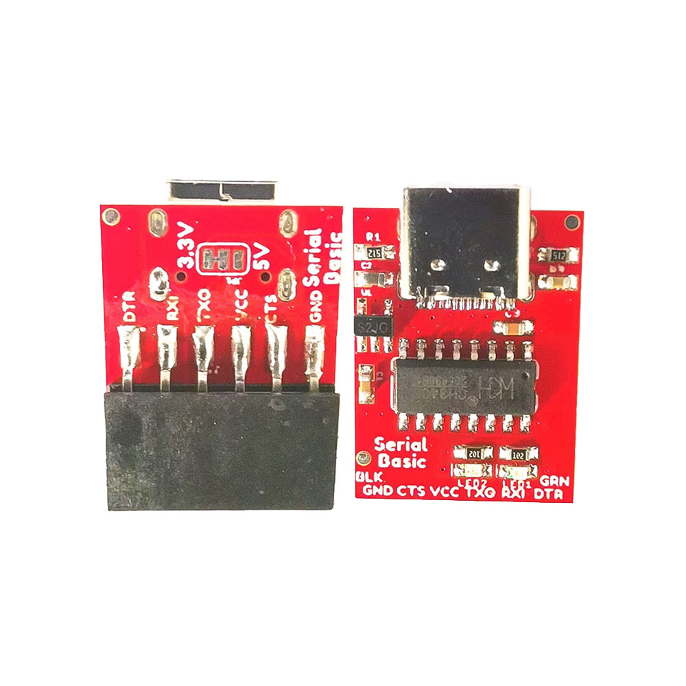 CONVERTISSEUR USB Type C a TTL Module CH340C