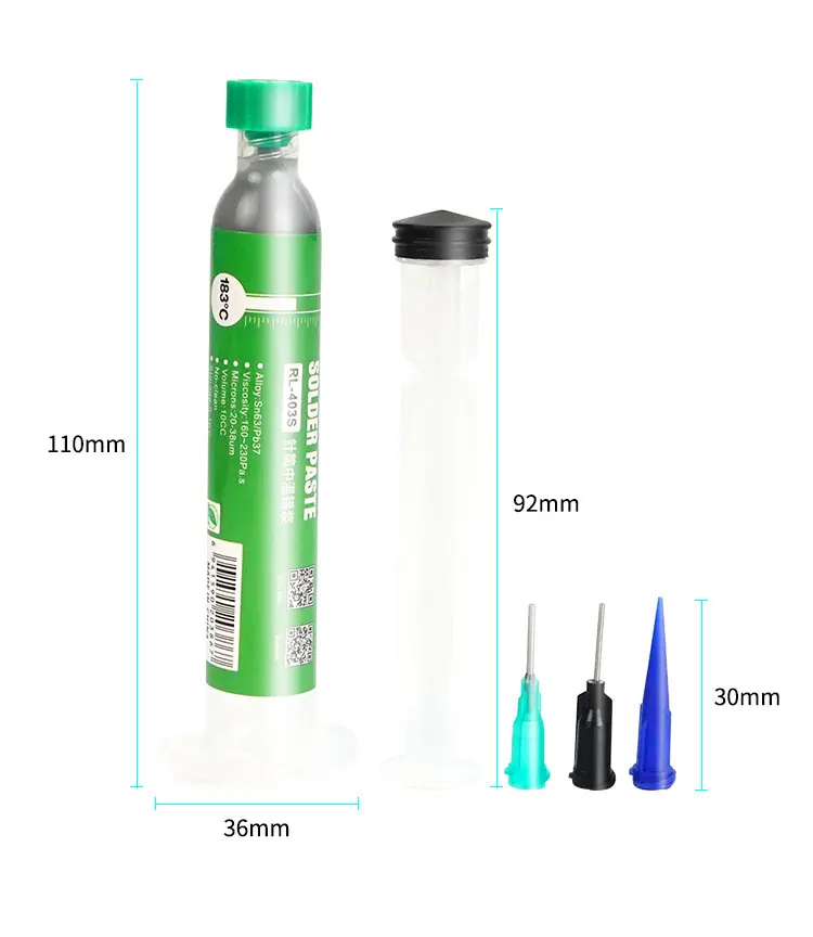 Etain Patte Seringue RL-403S 183° 10ML Pate à souder RL-403S 183C°