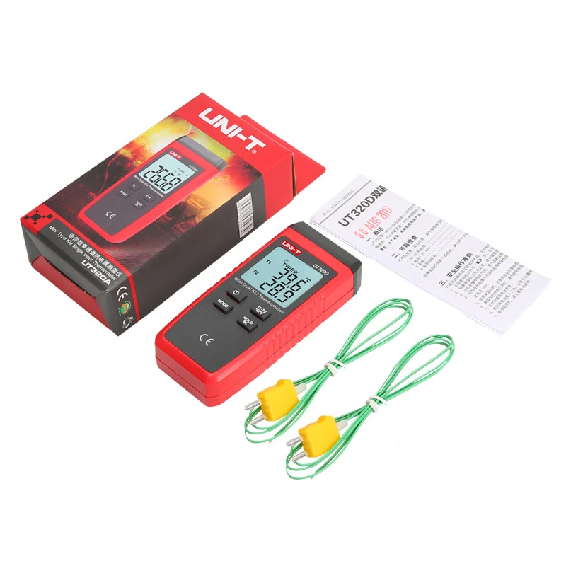 UNI-T UT320A  thermomètre thermocouple Digital -50 ℃ à 1200 ℃ Testeur Haute TEMPERATURE