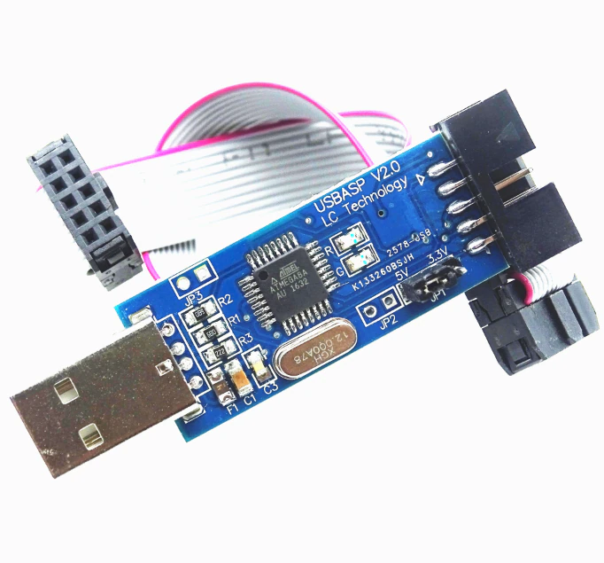 Programmateur USB ASP ISP V2.0 Pour Microcontrôleurs AVR ATMEL