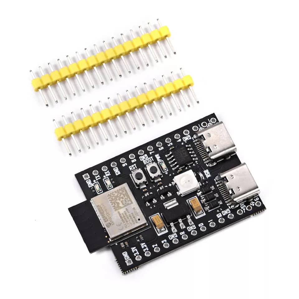 MINI ESP32-C3 Dual USB AI-DevKitM-1