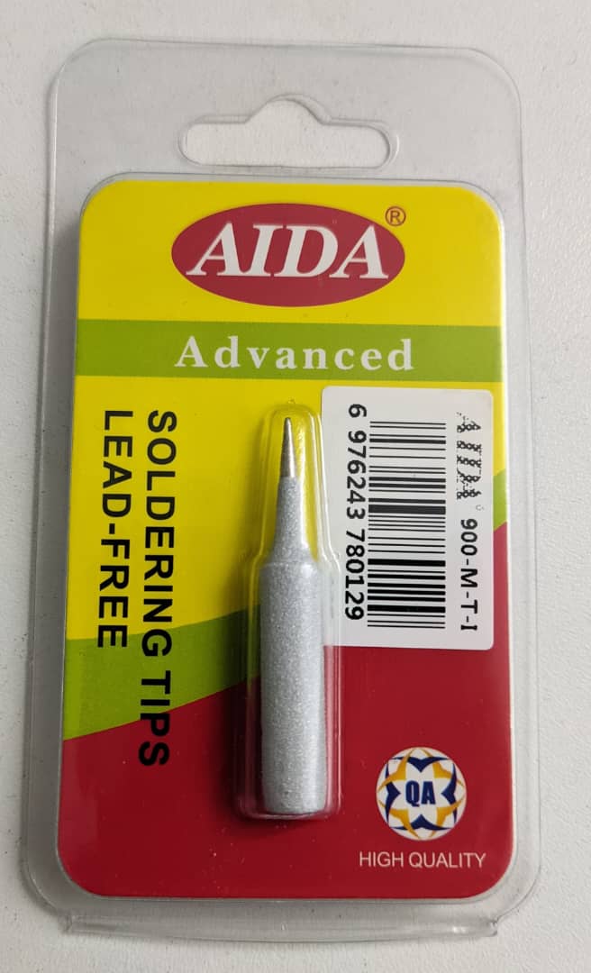 Tete fer A souder AIDA 900M-TI droite