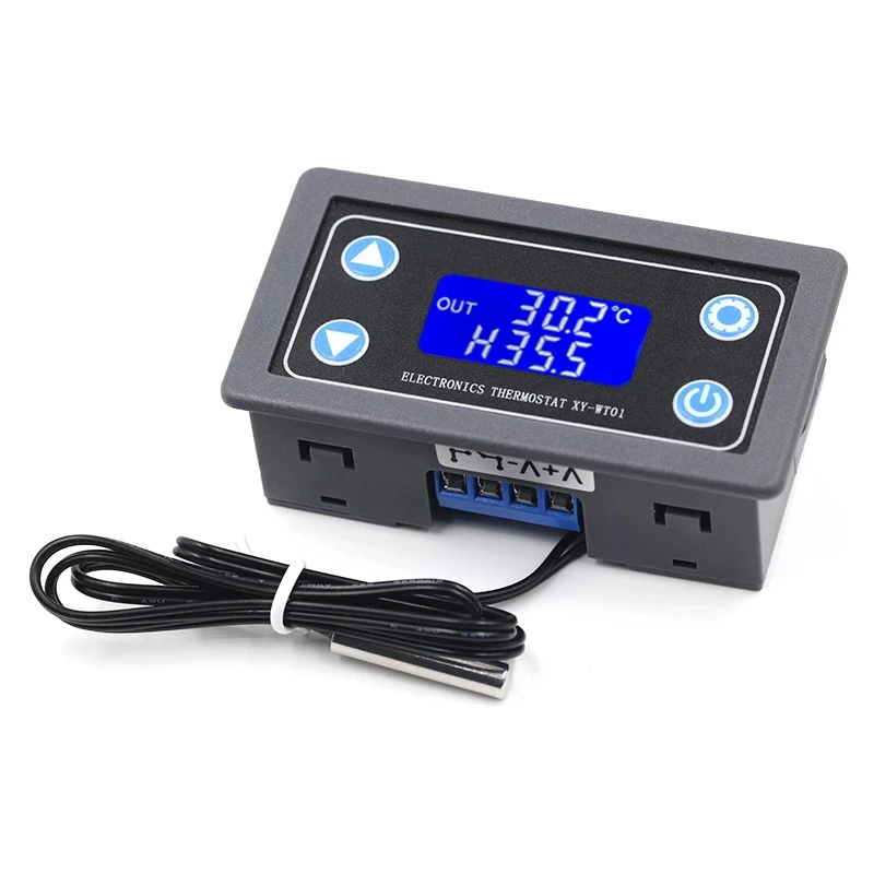 Controleur de temperature DC 6V-30V 10A, capteur d'affichage LCD XY-WT01