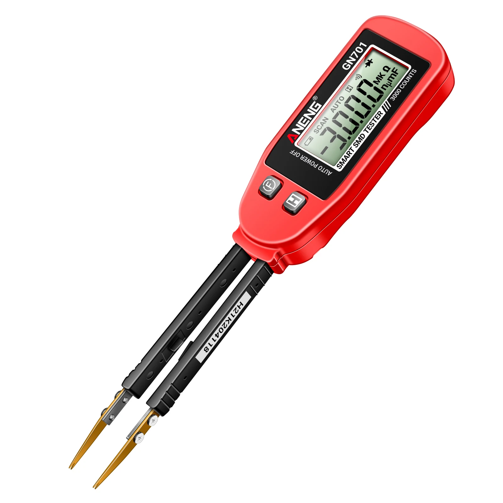 Pince Multimètre Intelligent De Test Numérique GN701, Testeur Intelligent SMD Écran LCD