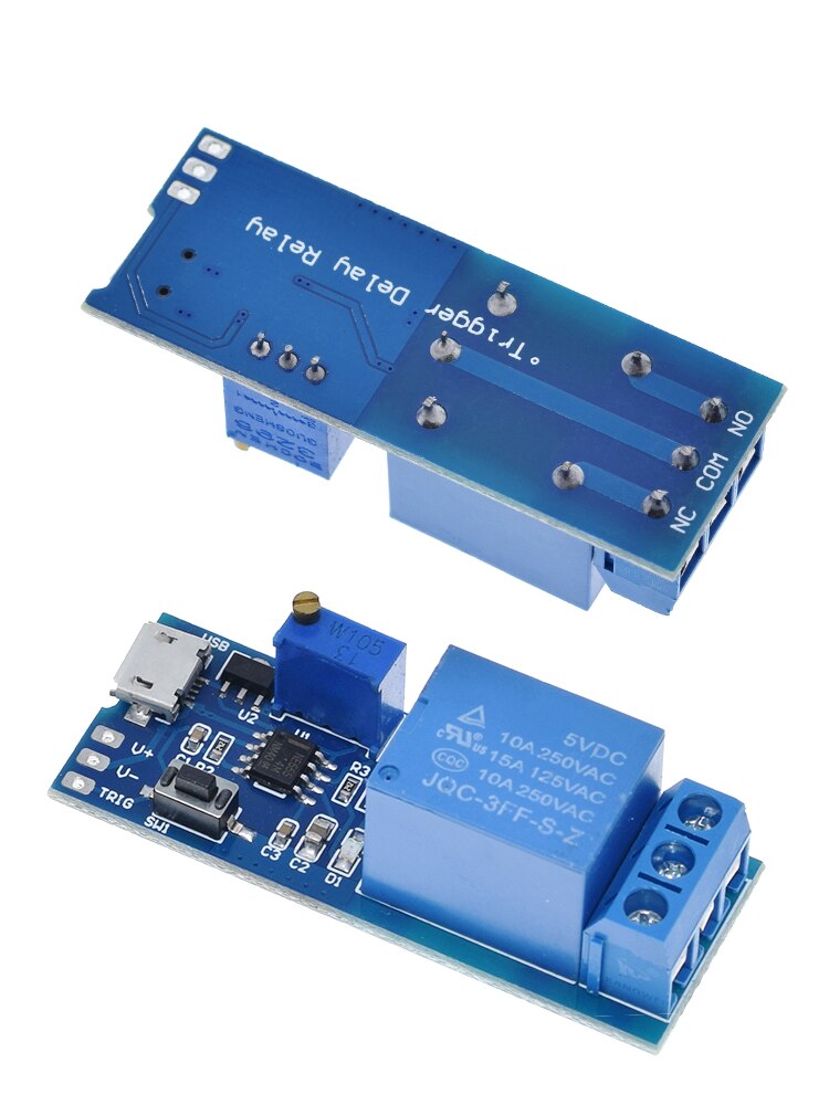 Relais temporisateur 5V-30V NE555 Micro USB (Minuterie )