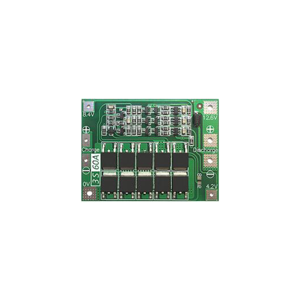BMS 3s 60A chargeur batterie Lithium-ion 18650