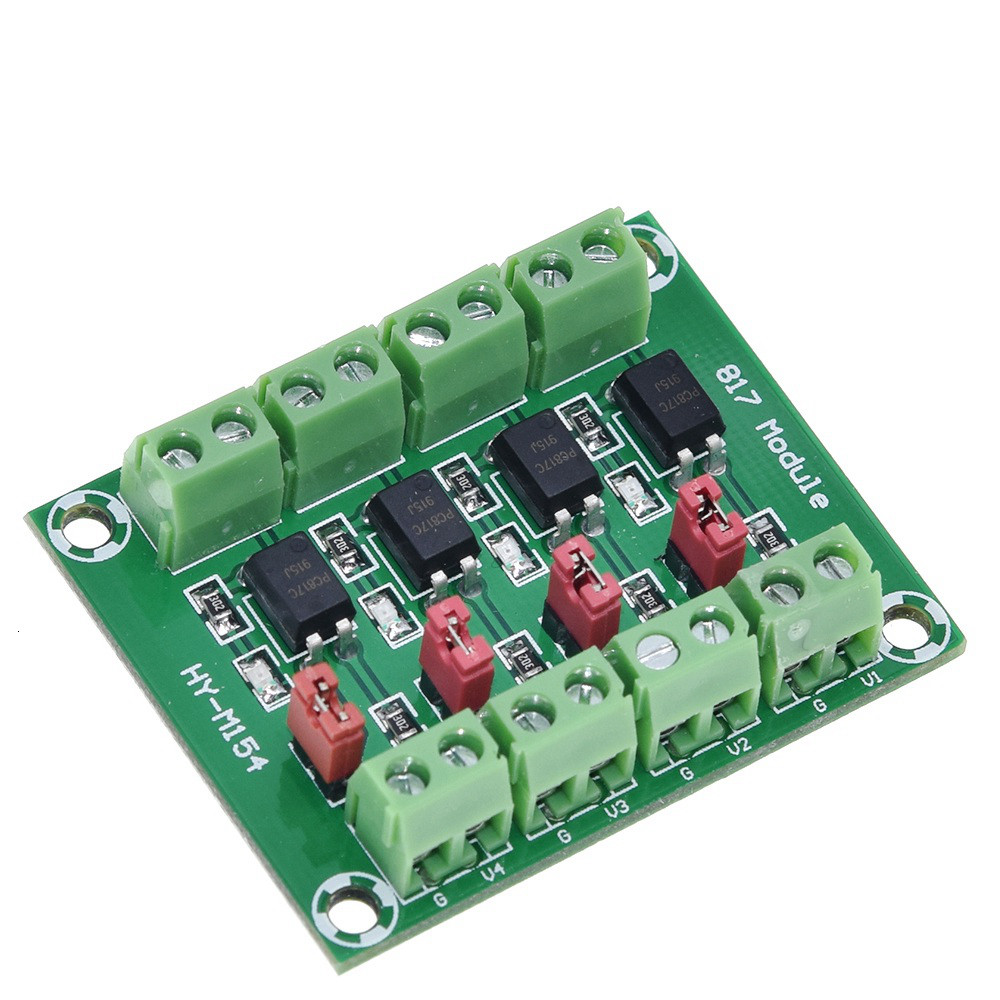 PC817 Carte d'isolement optocoupleur 4 Canaux