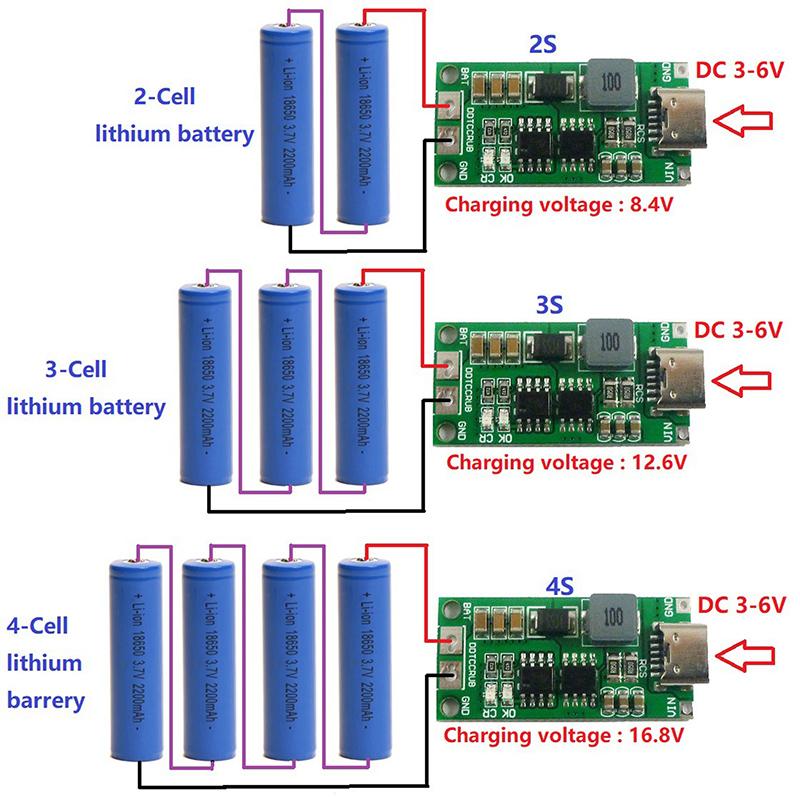 Chargeur de batterie au Lithium multi-cellules LiPo Li-Ion polymére, 4A 2S 3S 4S
