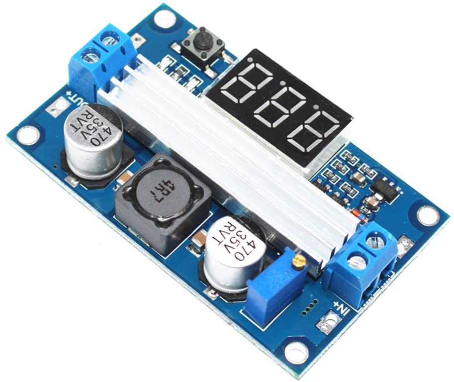 Convertisseur élévateur DC-DC LTC1871 3-35 V à 3,5-35 V avec voltmètre  10A