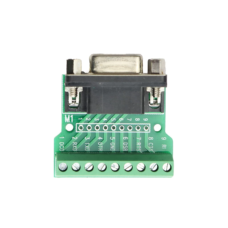 DB9 RS232 Adaptateur male a 9 Position Terminal