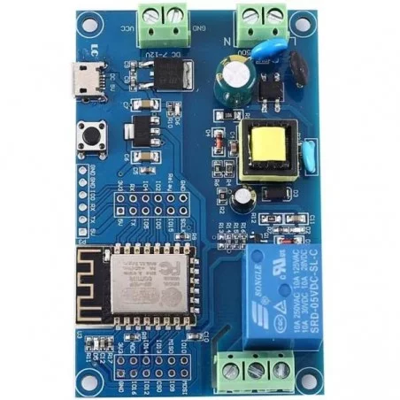 MODULE DE RELAIS WIFI ESP8266 1 CANAUX 5V/8-80V