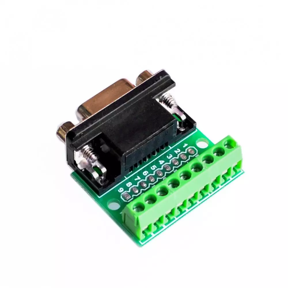 DB9 RS232 Adaptateur femelle a 9 Position Terminal