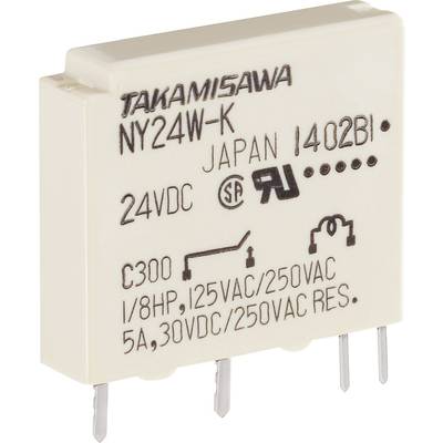 Relais NY5W NY12W NY24Wpour circuits imprimés 24 V 12V 5V /DC 5  A 1 NO