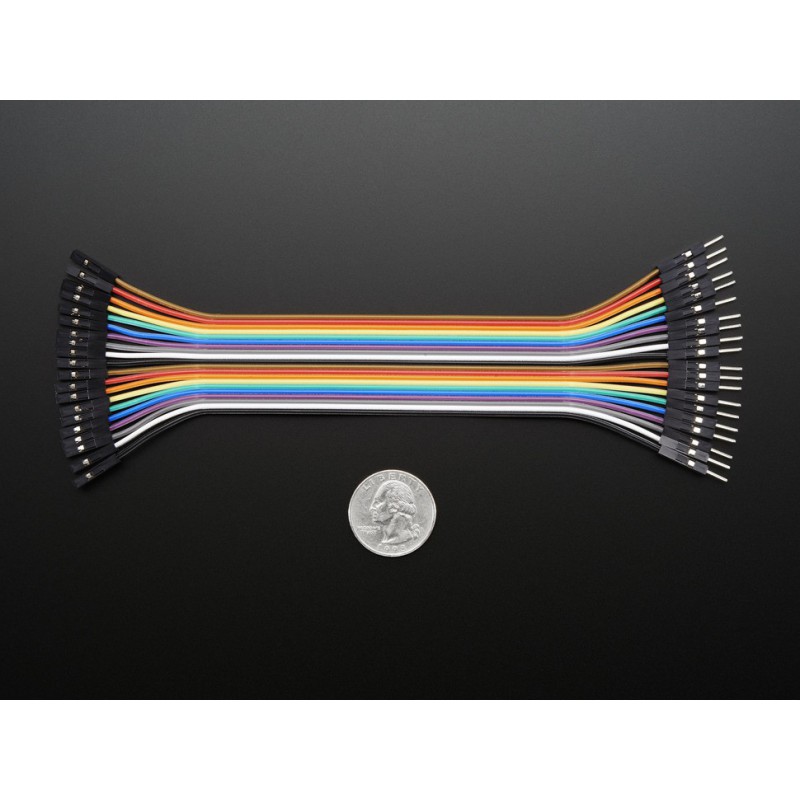 KIT DE 40 WIRES MALE-FEMELLE 20CM PREMIUM DUPONT