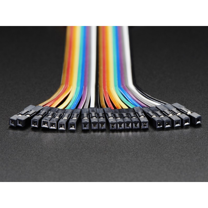 KIT DE 40 WIRES FEMELLE-FEMELLE 20 CM PREMIUM DUPONT