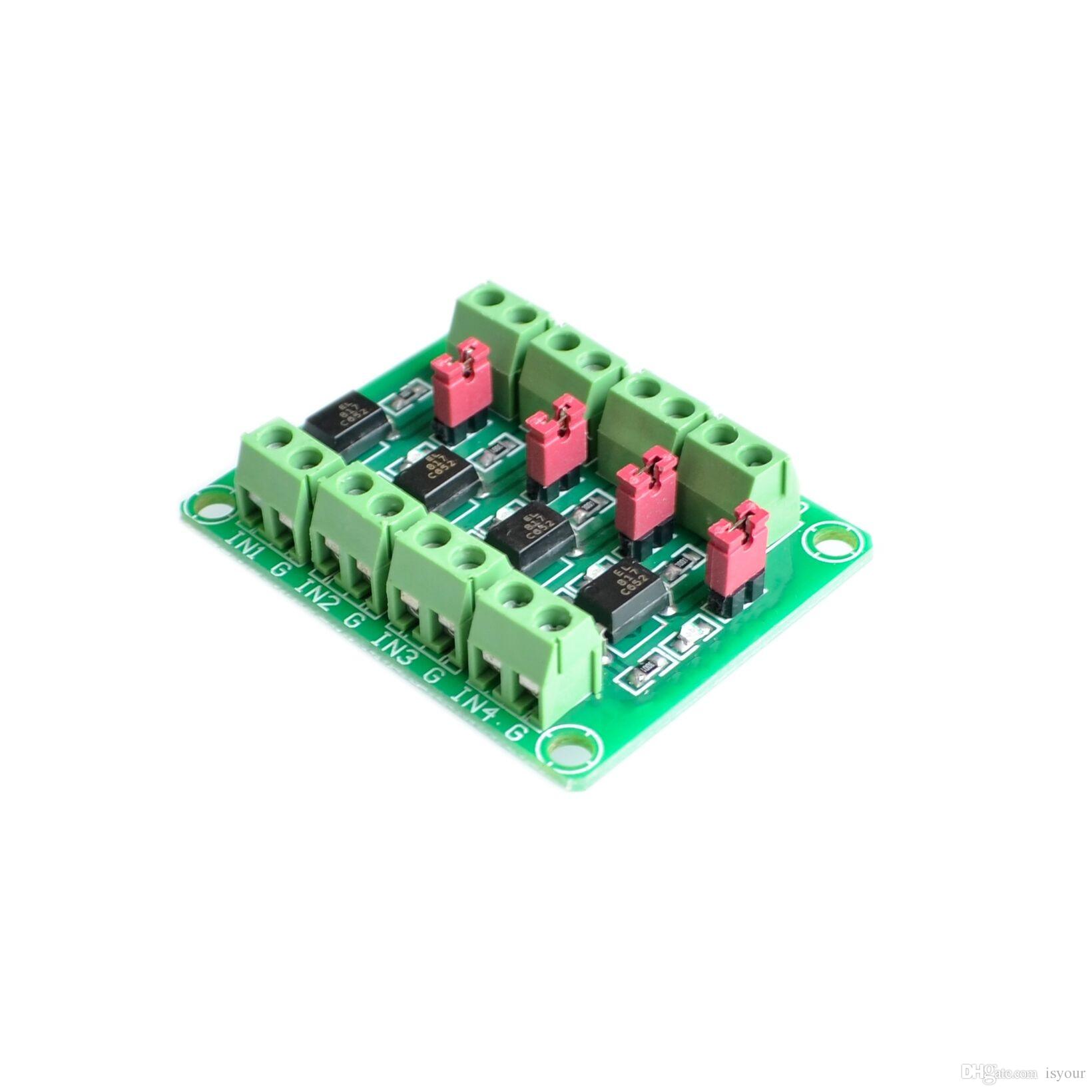 PC817 Carte d'isolement optocoupleur 4 Canaux