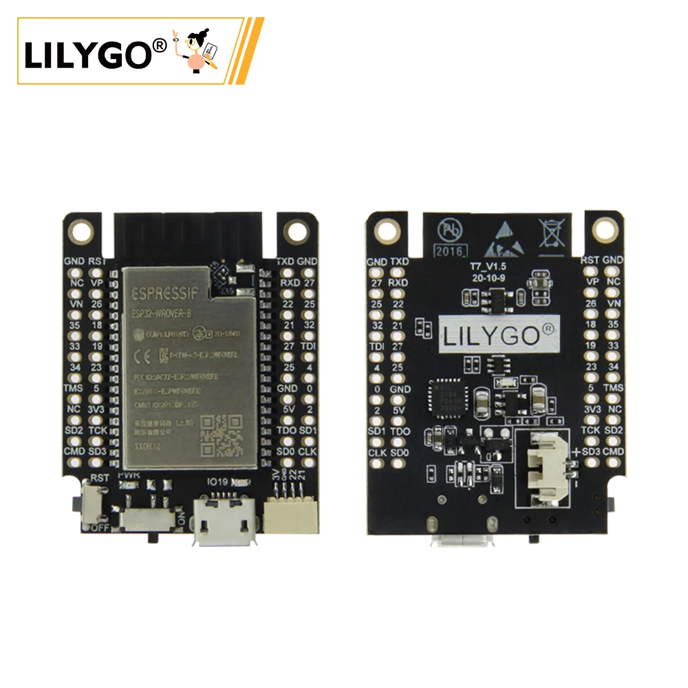 TTGO T7 V1.5 Mini32 ESP32-WROVER-B