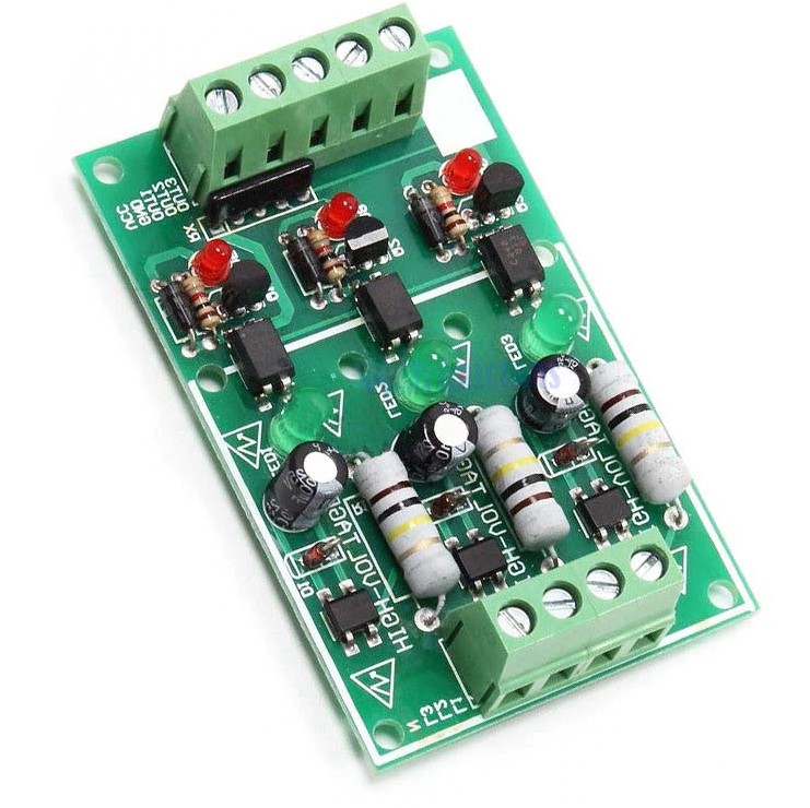 Module 3 CANAL d'isolation optocoupleur AC220V détection tension
