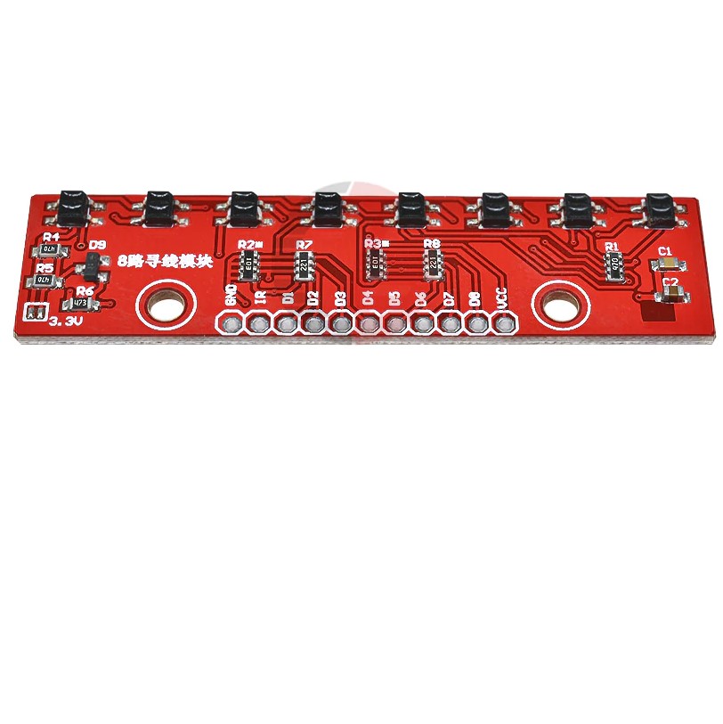 capteur suivi de ligne 8 canaux TCRT5000
