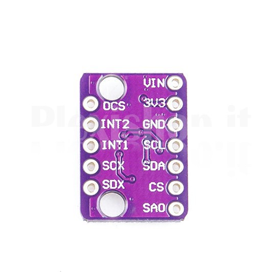 BMI160 Module de capteur d'accéléromètre Gyroscope  6 axes 3-5V