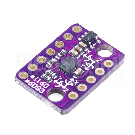 BMI160 Module de capteur d'accéléromètre Gyroscope  6 axes 3-5V