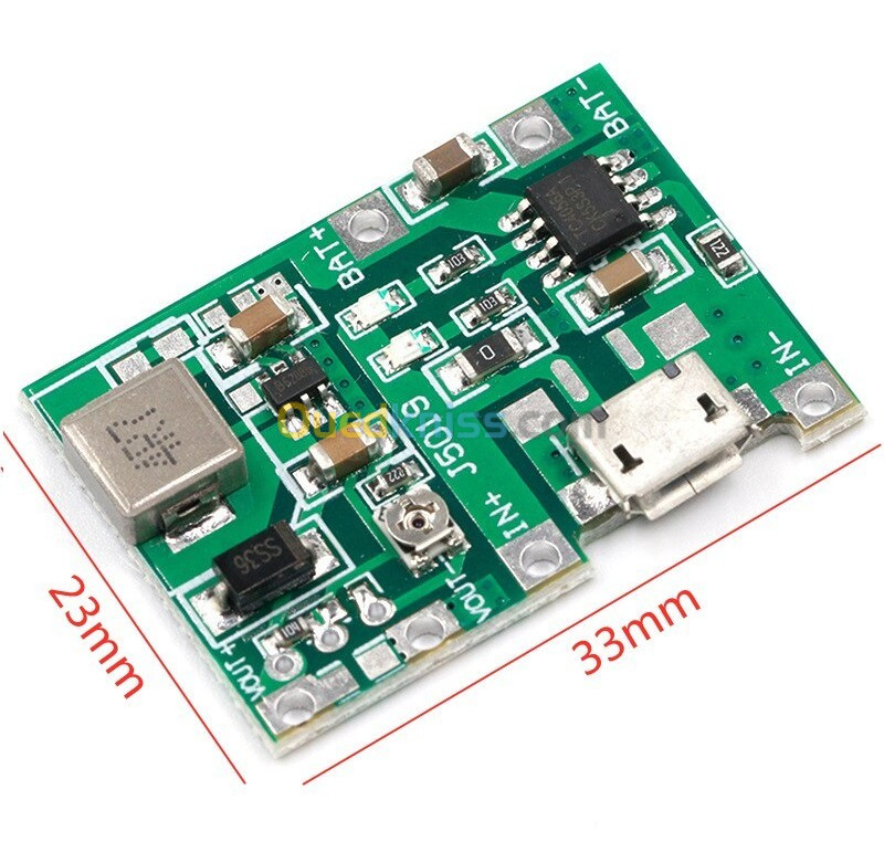 TP4056 Chargeur De Batterie Lithium-Ion Avec Convertisseur Élévateur Arduino