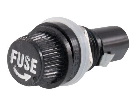 PORTE-FUSIBLE pour montage sur panneau  5x20mm, 6x30mm