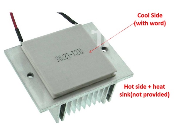refroidisseur thermoelectrique peltier TEC1-12706
