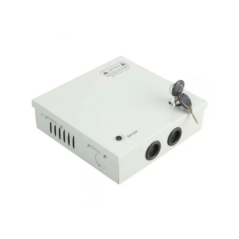 BOITIER D'ALIMENTATION CAMERA 12V 5A 4CH SORTIE